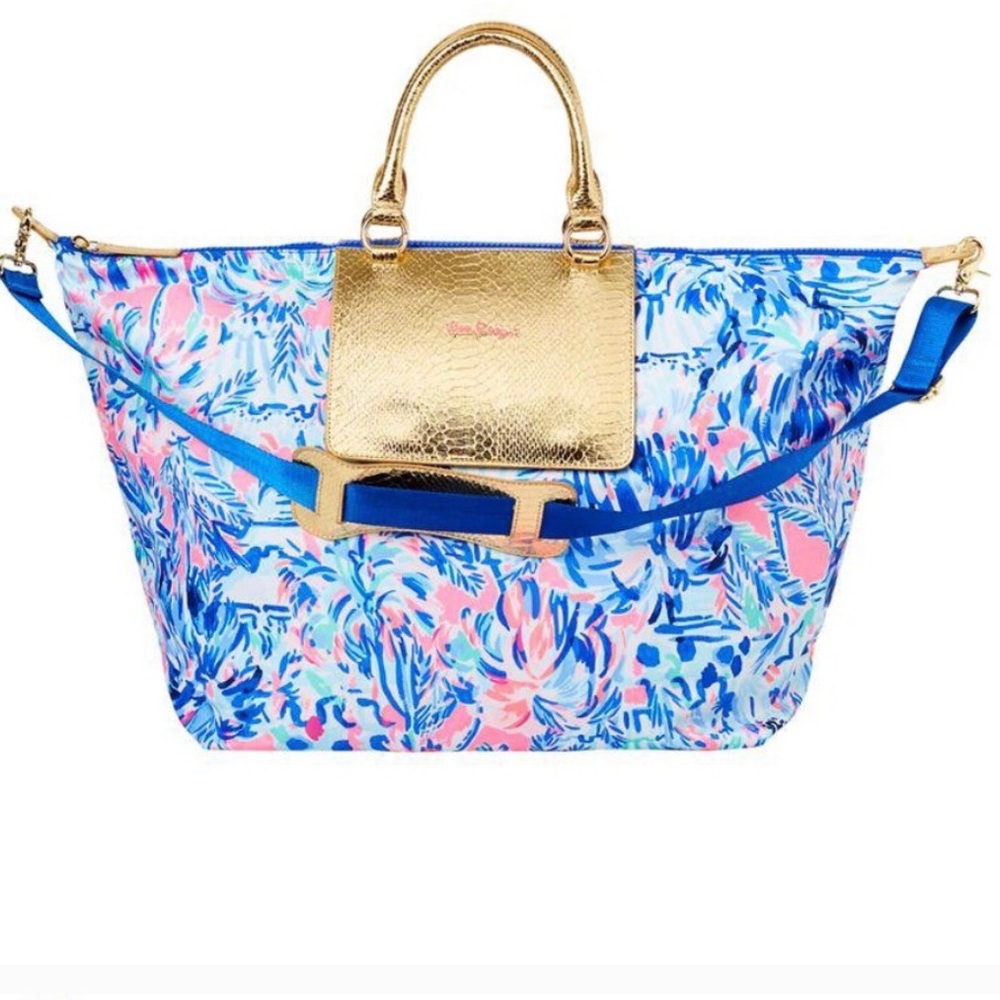 Lily Pulitzer packable overnight bag